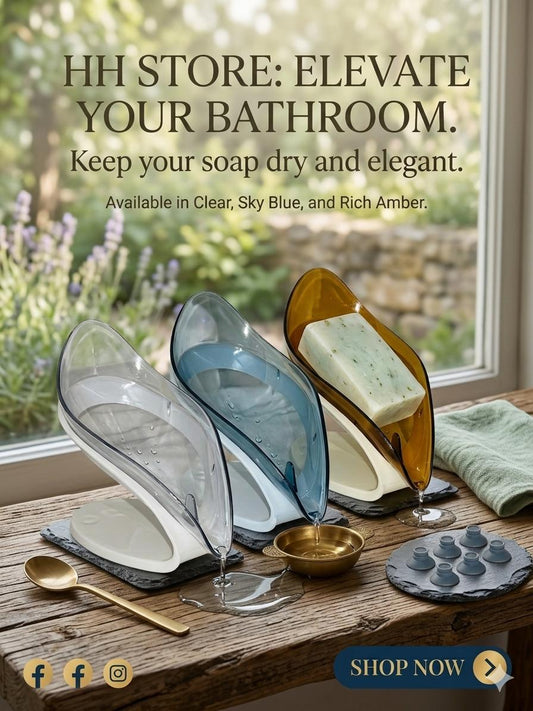 HH Store Leaf Soap Holder Combo Pack (3 Pieces)