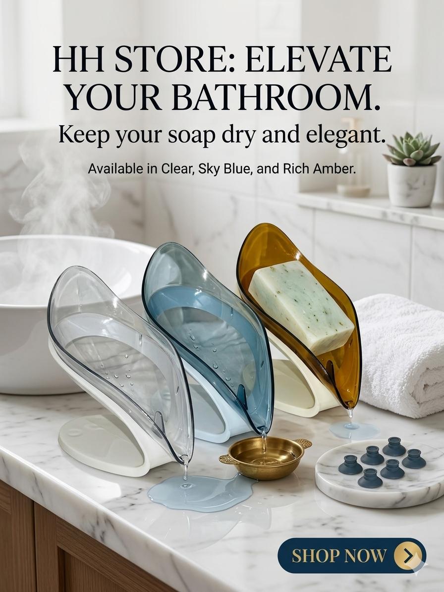HH Store Leaf Soap Holder Combo Pack (3 Pieces)
